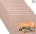 Felt Furniture Pads 10pcs 8" x 6" Self Adhesive Cuttable Furniture Felt Pads by BAIPOK