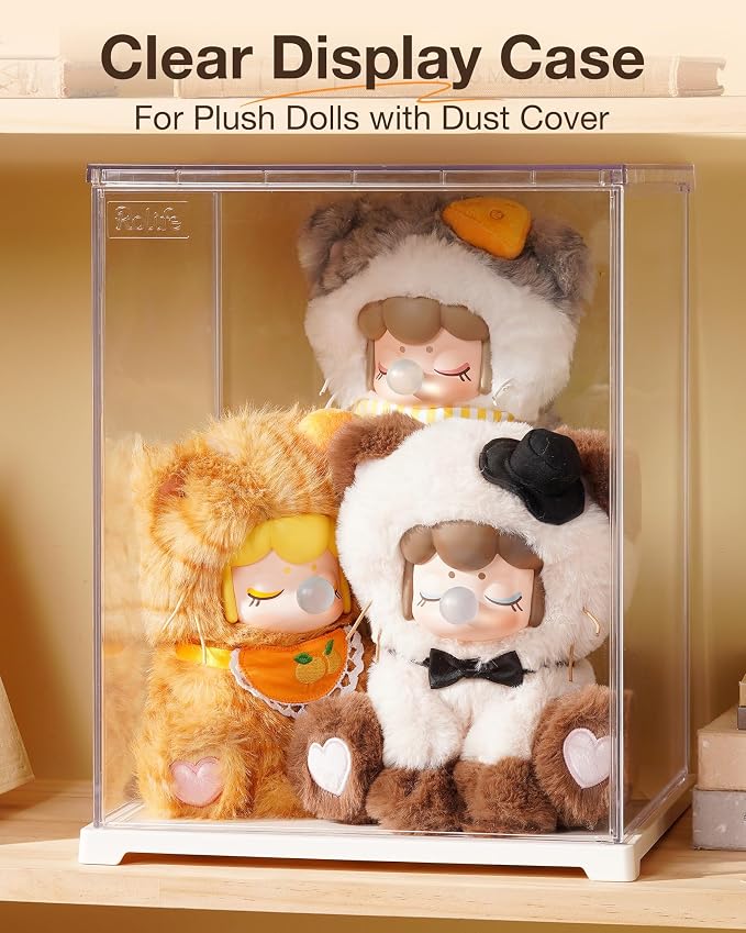 Rolife Dust Cover for DIY Miniature House, 9.8 x 9.8 x 12.2 Inches Clear - Image 6