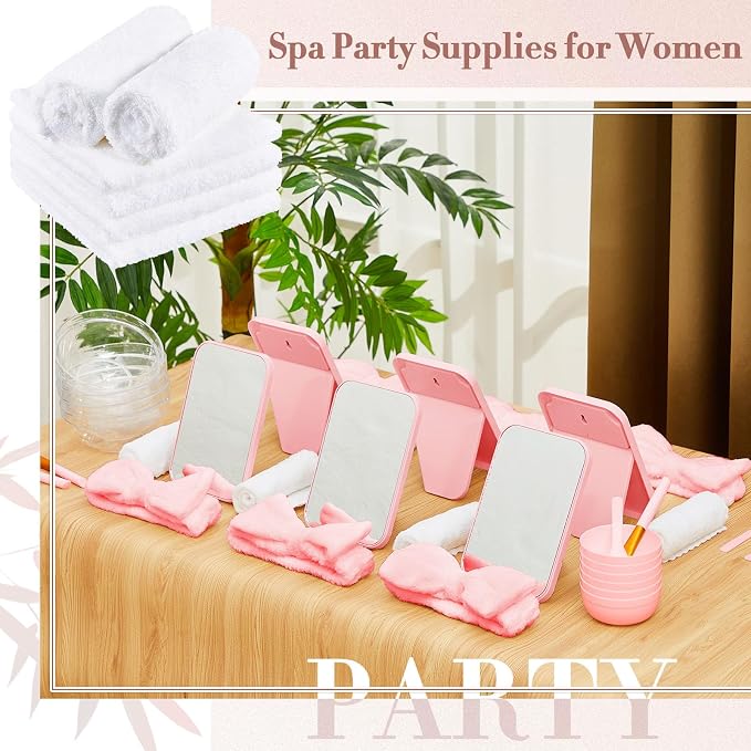 Teenyyou 6 Set Pink Spa Party Supplies - Image 6