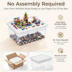 Citylife 17 QT Plastic Storage Box - Image 4