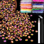 2500pcs 5mm Resin Rhinestones Bulk by BELLEBOOST
