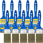 King Origin 10 PCS 2 Inch Paint Brushes, Versatile Paint Brush Set | Wall Paint by KINGORIGIN