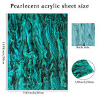 Pearl Glitter Cast Acrylic Sheet, 12x8 Inch, 2 | 1/8 Inch Thickness, - Image 2