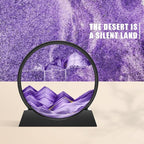 Wai Danie Moving Sand Art Picture 3D Hourglass Deep Sea Sandscape Liquid Motion - Image 5