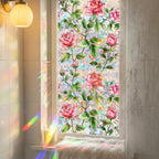 Rose Window Stained Glass Film, Privacy Window Cling - Image 5