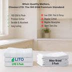 LITO LINEN AND TOWEL Flour Sack Towels – 100% Cotton, 28x28 Inches, Highly - Image 6