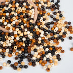 1000pcs 8mm Wooden Beads for Crafts, Large Hole Wood Beads Bulk, Natural Round - Image 7