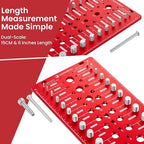 Thread Checker, 76 Nut and Bolt Thread Checker, 28 Standard & 28 Metric & 20 - Image 6