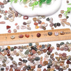 400pcs Natural Chip Stone Beads - Image 2