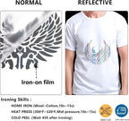 RENLITONG Reflective Rainbow Heat Transfer Vinyl - Image 2