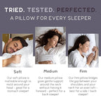 Lincove Cloud Natural Canadian Down Pillow, 500 Thread Count Cotton Shell - Image 4