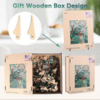 Mocfesk Wooden Puzzles for Adults, Cat Puzzles 208 Pieces | Unique Shaped - Image 7