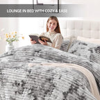 Smoofy Fluffy King Size Comforter Set 3 Pieces - Image 6