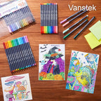 Vanstek 46 Pack Journal Planner Colored Pens, Fineliner Pens - Image 6