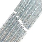Transparent Waterproof PVC Vinyl 10 Pcs 8.3 x 11.8 inches Iridescent Shine - Image 3