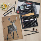 Brusarth Charcoal Pencils for Drawing, Professional Drawing Sketch Pencils - Image 8
