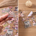 Scrapbooking Stickers 20 Sheets Pre-Cut 120 Pet Stickers People Sticker Books - Image 6