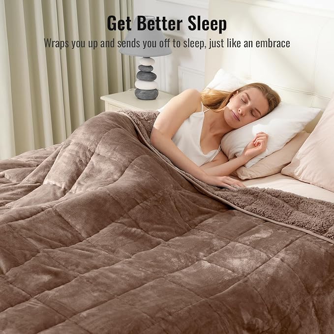Uttermara Weighted Blankets for Adults Queen Size, 20lbs 60x80 inches Blanket - Image 3