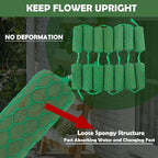 Prashent 9.2FT 14 Piece Floral Wet Foam Garland - Image 2