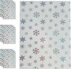 Transparent Waterproof PVC Vinyl 10 Pcs 8.3 x 11.8 inches Iridescent Shine - Image 2