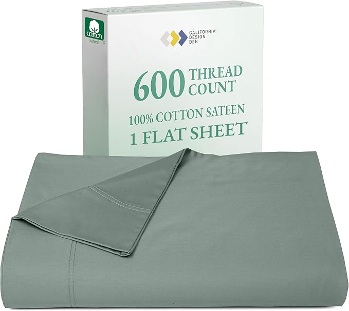 California Design Den Queen Size Flat Sheet Only by CaliforniaDesignDen