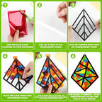 Lonfliness 30 Sets Sunday School Kite Suncatcher Crafts VBS DIY Window Stain - Image 3