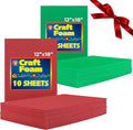 Hygloss Sheets Colorful Foam for DIY Arts & Craft, 10 Sheets Each of red and by HyglossProductsInc