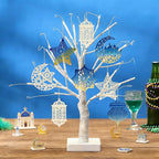 36PCS Wooden Ramadan Decorations Eid Islam Mubarak Ornaments Mubarak Hanging - Image 3