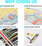 HKLIOPU Stamped Cross Stitch Kits - Image 6