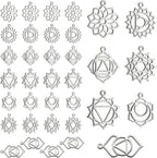 stino 28/48Pcs Stainless Steel Metal Charms | Fadeless, Waterproof, by stino