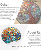 Acrylic Puzzle Suncatcher, Tree of Colorful Sun Catcher - Image 5