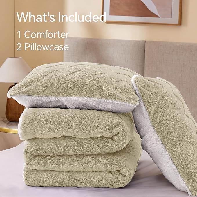 BEDELITE Fluffy Twin Comforter Set - Image 7