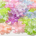 40pcs Flower Shape Beads Pearl Color Flower Bead Color Lily Beads by CYEENUT