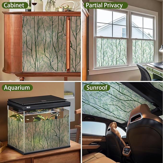 DKTIE Window Film Privacy with Installation Tools, Decorative Stained Glass - Image 6