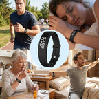 Vibrating Alarm Wristband Silent Wrist Alarm Clock Watch Wind up Bands - Image 9