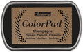 Jacquard ColorPad Archival Pigment Ink Stamp Pads- Metallic Champagne by Jacquard