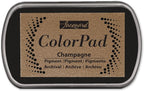 Jacquard ColorPad Archival Pigment Ink Stamp Pads- Metallic Champagne by Jacquard