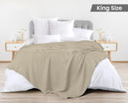 Utopia Bedding 100% Cotton Waffle Weave Blanket King Size - Image 3