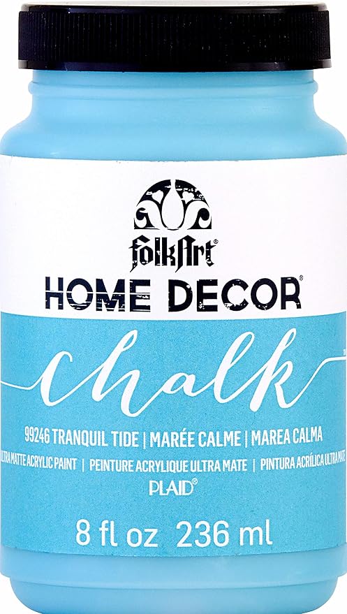 FolkArt Home Decor Chalk Acrylic Paint, 8 oz, Tranquil Tide by FolkArt