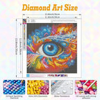 Cowboy Boot Diamond Art Kits for Adults Beginners 14x14 in, DIY Craft Gift | - Image 3