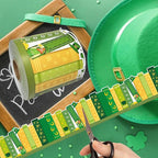 69 Feet St Patricks Day Bulletin Board Decorations Lucky Green Shamrock Clover - Image 3
