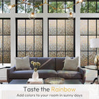 rabbitgoo Window Privacy Film, Mosaic Stained Glass, UV Blocking Reduce Heat - Image 9