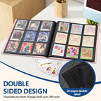 Card Binder, EDUDIIU 9 Pockets Premium Trading Card Binders, Cards Collection - Image 4