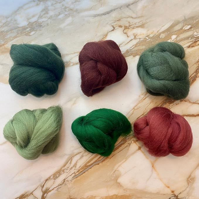 Revolution Fibers Dyed Wool Top | Shetland Collection of Crafting Fibers | by RevolutionFibers
