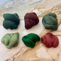 Revolution Fibers Dyed Wool Top | Shetland Collection of Crafting Fibers | by RevolutionFibers