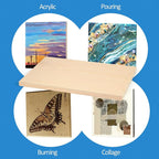 Falling in Art 2 Pack 11x17 Unfinished Birch Wood Panels Kit - Image 2