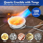Coitak 9 Pieces Graphite Torch Melting Casting Kit, Graphite Ingot Mould | 2 - Image 3