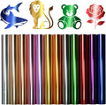 Heat Transfer Vinyl Sheets 12"x10" – Metallic Heat Transfer Vinyl Multicolored by Unknown