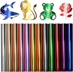 Heat Transfer Vinyl Sheets 12"x10" – Metallic Heat Transfer Vinyl Multicolored by Unknown