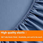 TAIMIT Slate Blue Queen Size Comforter Set - Image 6